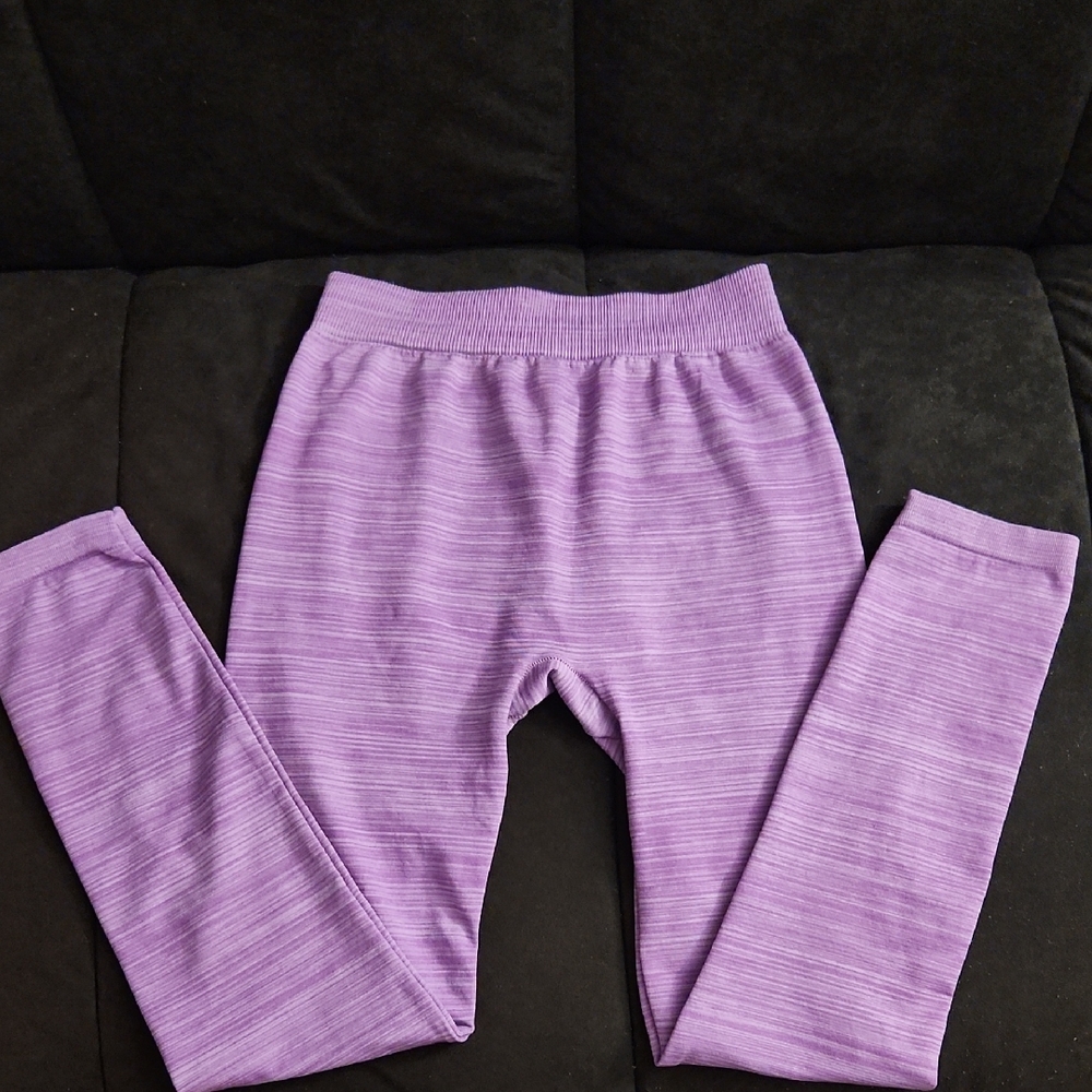 NWOT Winter Leggings Purple S/M